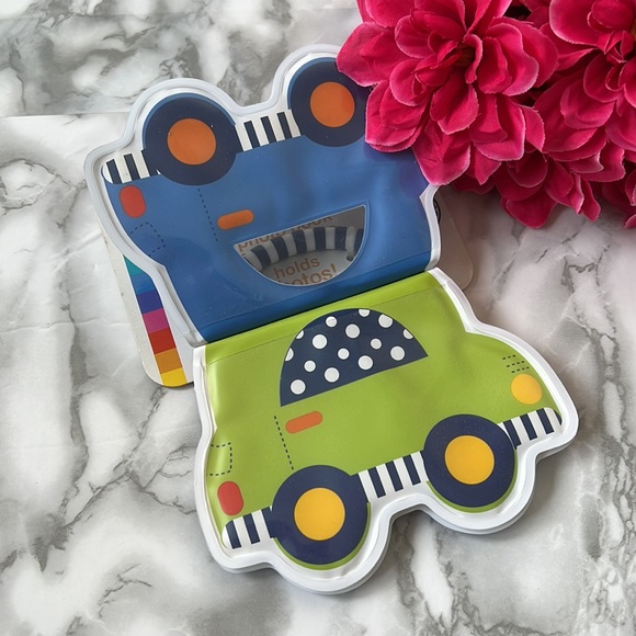 BRAND NEW! Garanimals My Own Photo Book - Car Shaped Soft Baby Toy Book - Picture 3 of 4